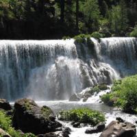 Mont Shasta. Rivière Mac Cloud.